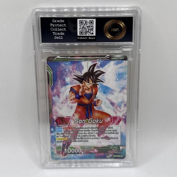 2022 Dragon Ball Z TCG BT10-060 UC Ferocious Strike SS Son Goku Graded 10 Gem - Picture 2 of 2